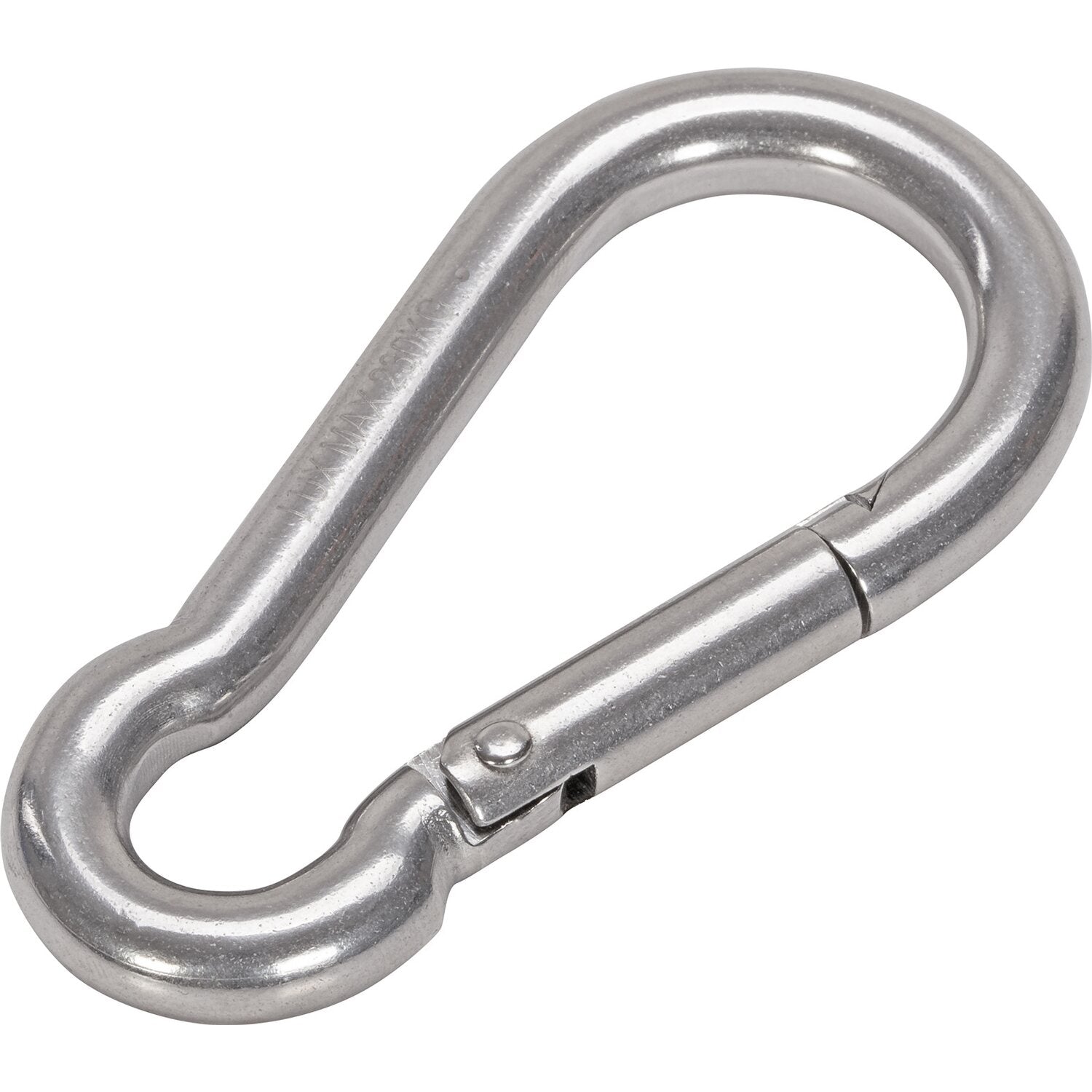 A4 rozsdamentes acél karabiner 5,0x50mm 110kg