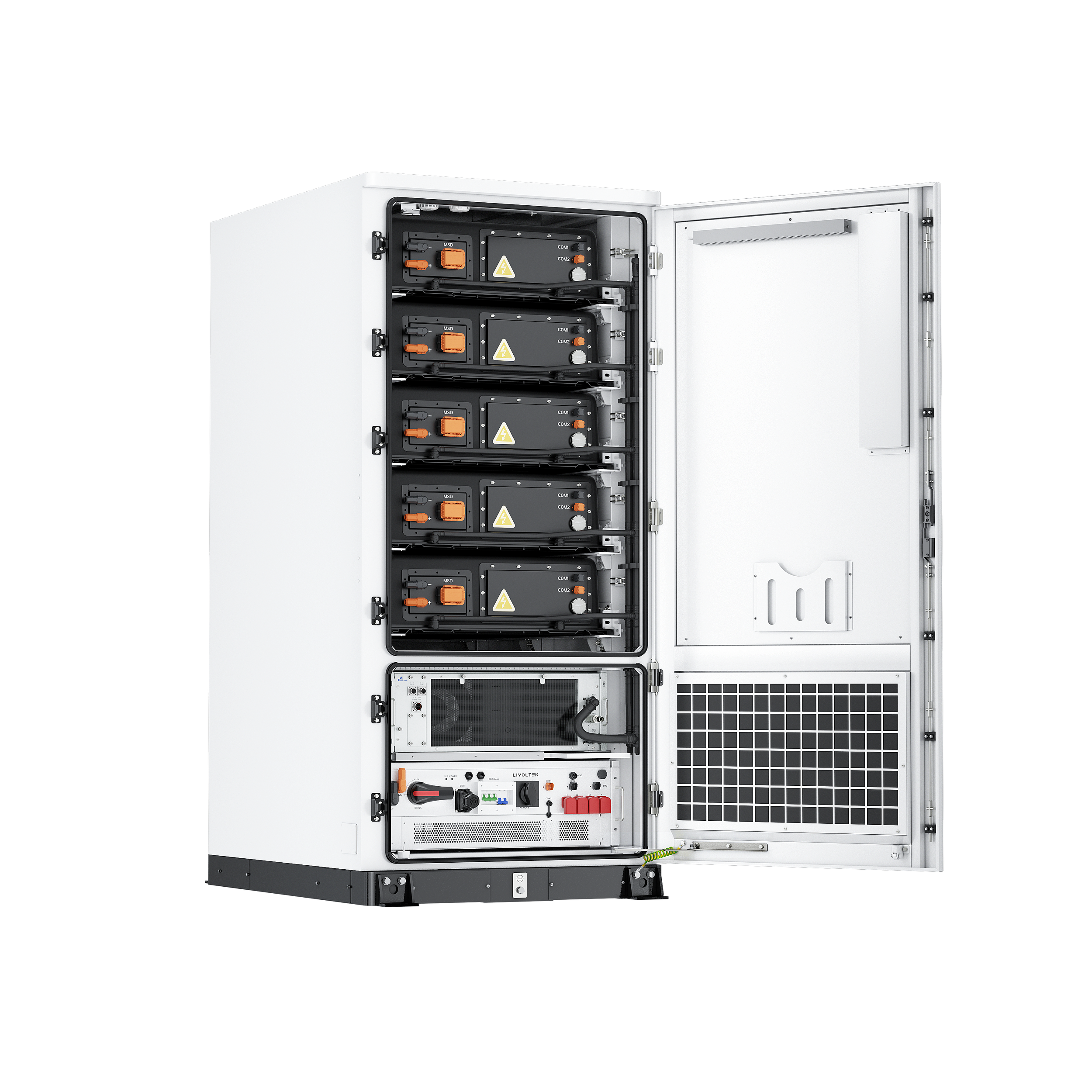 Sistem de stocare energie LIVOLTEK BES-P125X261E/U, 125 kW, 261,2 kWh, baterii LFP, On-Grid/Off-Grid