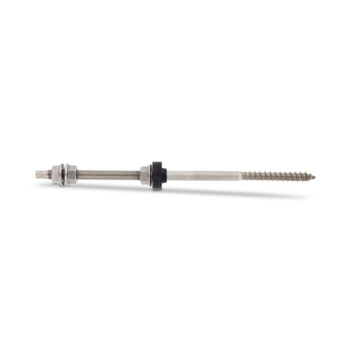 Surub ancora V2 cu filet dublu M10x200/250/300mm, DIN6923 + EPDM, A2