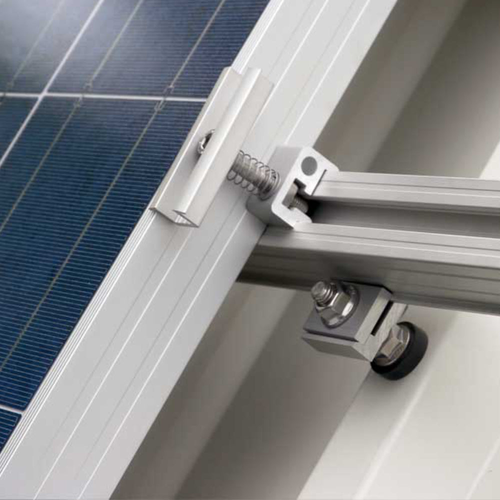 Komplett rögzítőcsavar készlet (hanger bolt) M10 dupla menettel napelem rögzítéséhez