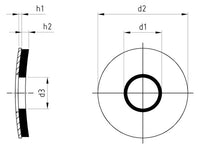 EPDM tömítőszalag – 8,4 x 22 mm – 1000 db