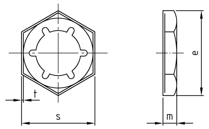 DIN 7967 - Önzáró ellenanya - M8 - 200 db.
