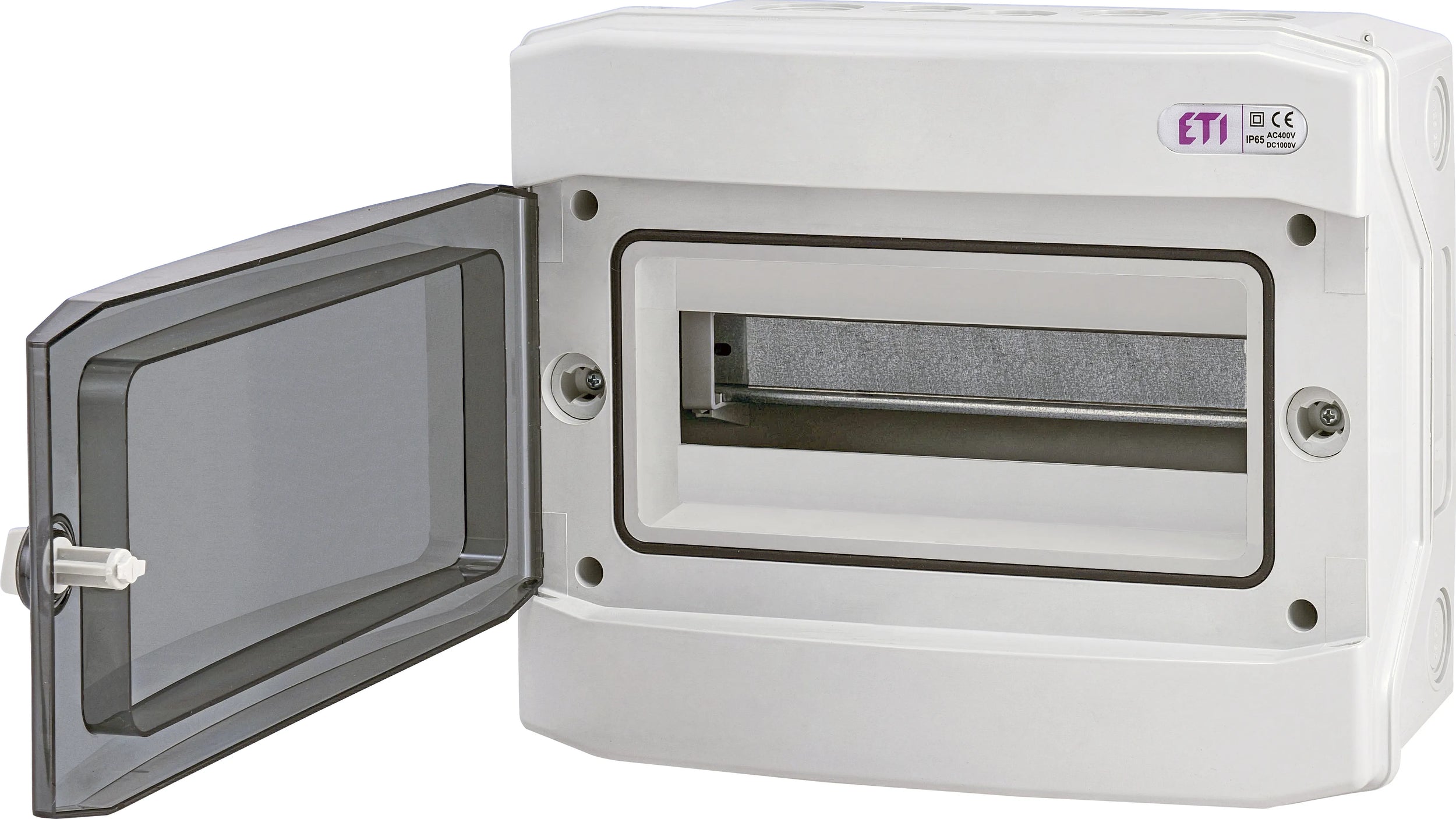 Cutie de distribuție aplicată ETI ECH-12PT, 12 module, IP65, montaj aparent