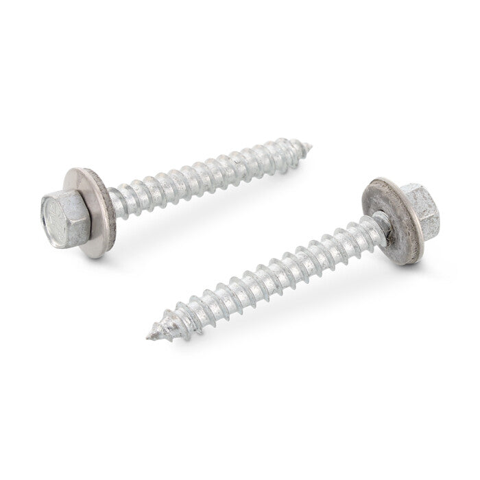 Homlokzati csavar hegyes heggyel és 16 mm EPDM alátéttel - A 6,5 x 175 mm - 100 db.
