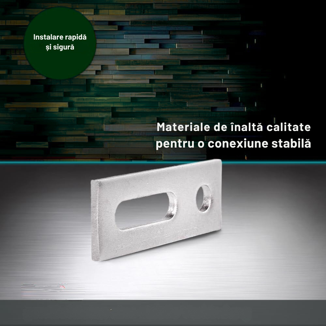 Rozetta adapter rozsdamentes acélból horgonycsavarhoz