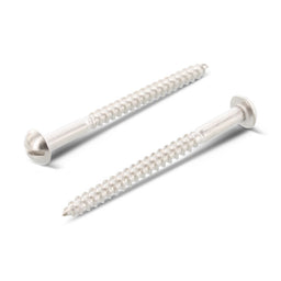 DIN 96 - Surub lemn dulgherie cap bombat crestat filet partial - 3,5 x 50 mm - 200 buc.