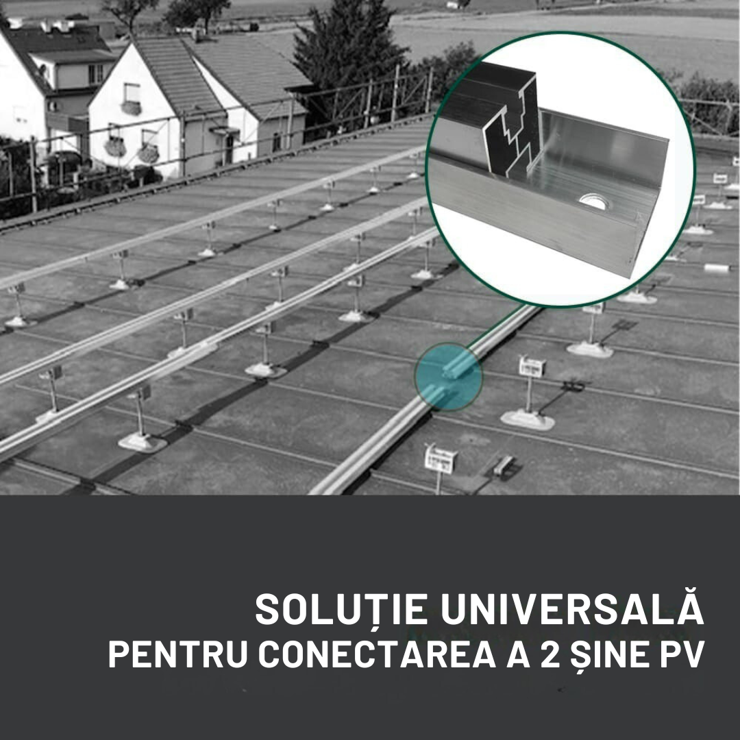 Csatlakozó alumínium profilokhoz napelemes rendszerekhez