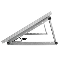 Állítható tartókeret fotovoltaikus panelekhez, 2 darab, 1140x545 mm, 0°-90°, alumínium