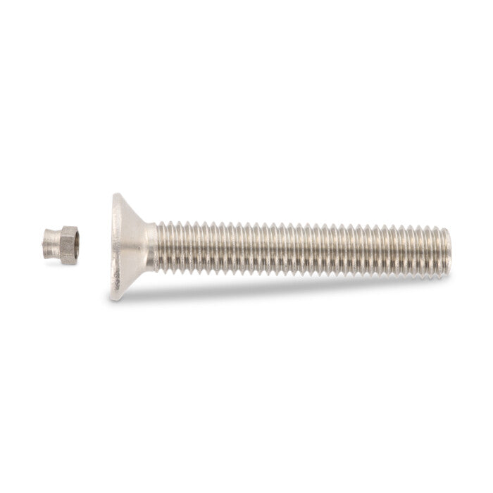 Surub siguranta cap inecat hexagonal imbus + dop - M12 x 20 mm - 100 buc.