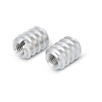 B típusú kétmenetes külső-belső betétek - M8 x 15 mm - 100 db.