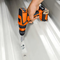 Surub autoforant pt. tigla metalica sau tabla, cap hexagonal, saiba EPDM