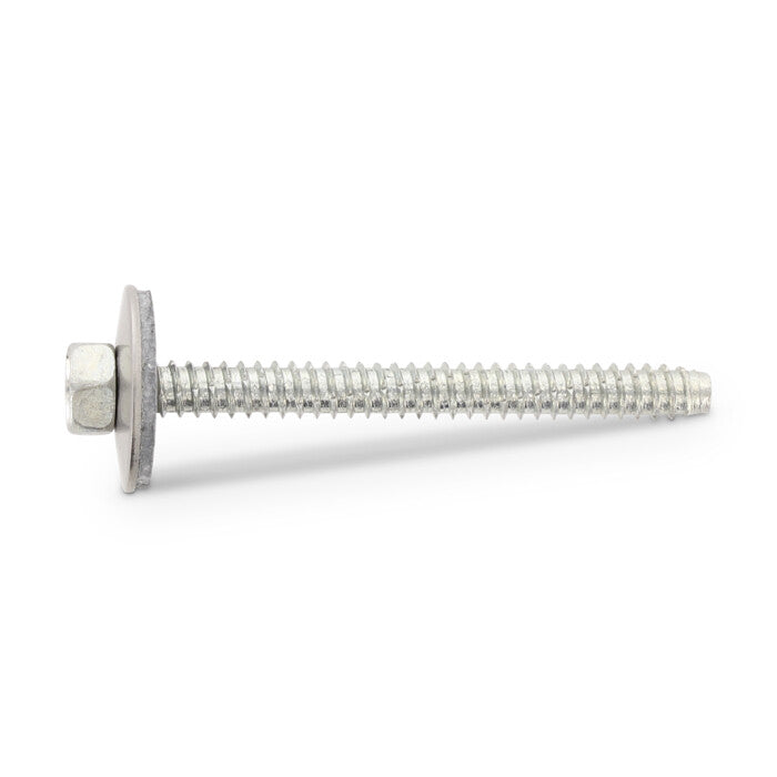 Homlokzati csavar kúpos heggyel és 22 mm-es EPDM alátéttel - BZ 6,3 x 75 mm - 100 db.
