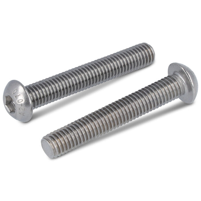 ISO 7380 - Surub cap bombat cu hexagon imbus - M8 x 16/16 mm - 200 buc.