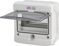 Cutie de distribuție aplicată ETI ECH-8G, 8 module, IP65, montaj aparent