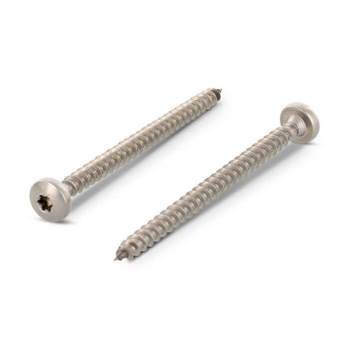 Csavar fa, ács, félgömbfejű, torx, teljesen menetes - 5,0 x 65 TX 25 - 100 db