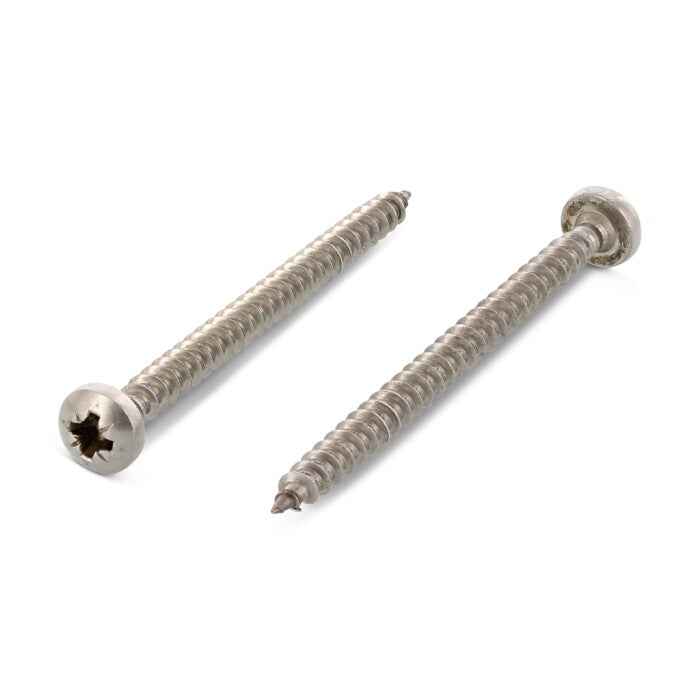 Surub lemn dulgherie cap bombat cruce filet complet - 3,0 x 12 mm - 500 buc.