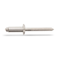 ISO 15983 - Szegecsek, laposfejű, recézett szárú - 4 x 14 mm - 500 db.