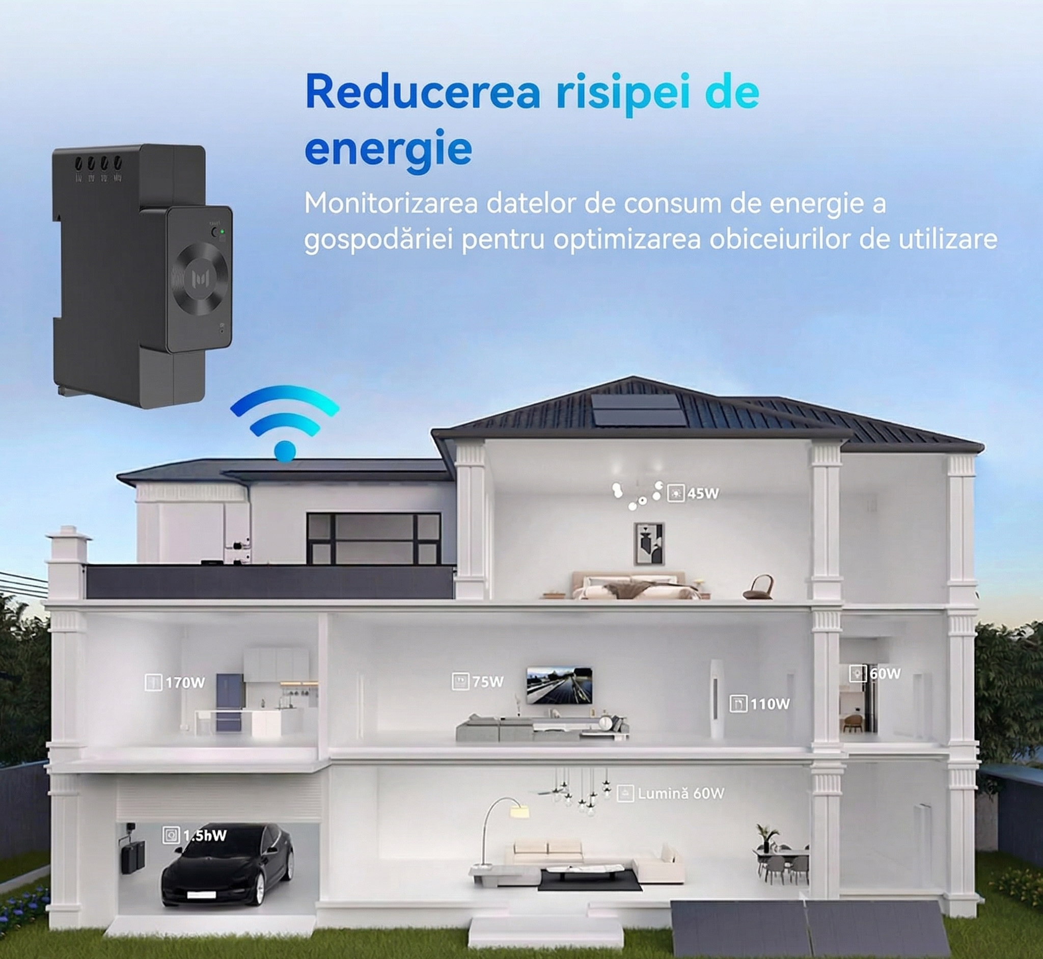Smart Meter Trifazic Marstek CT002