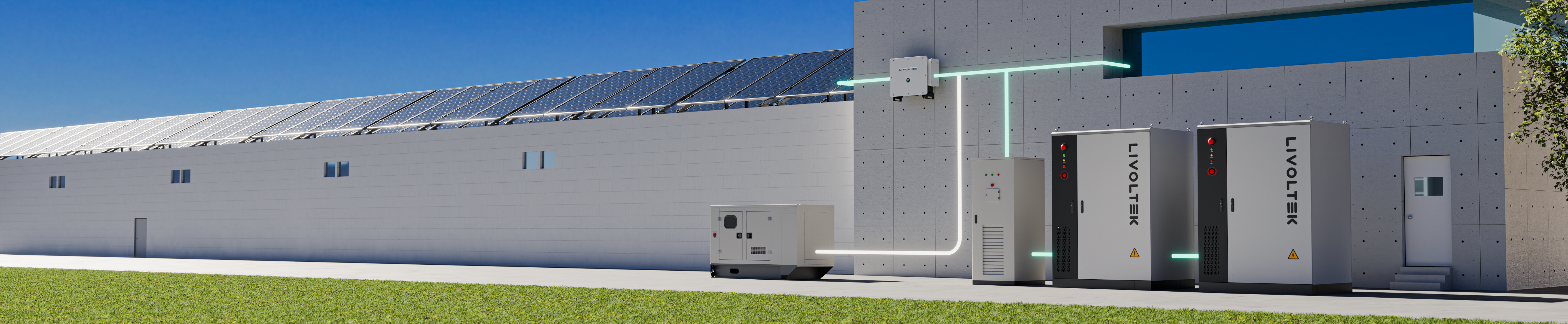 Nagyfeszültségű akkumulátor napelemekhez LIVOLTEK 10-30kW