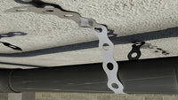 Perforált szalag D típus 12 19 x 0.8 mm, horganyzott acél, 10m