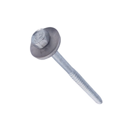 Surub 6.5mm cap hexagonal si piulita EPDM 19mm, otel inoxidabil A2