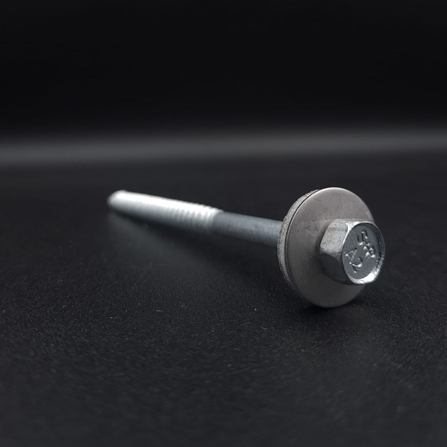 6,5 mm-es hatlapfejű csavar és 19 mm-es EPDM alátét, A2 rozsdamentes acél