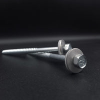 6,5 mm-es hatlapfejű csavar és 19 mm-es EPDM alátét, A2 rozsdamentes acél