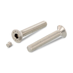 Süllyesztettfejű imbuszcsavar + dugó - M6 x 20 mm - 100 db.