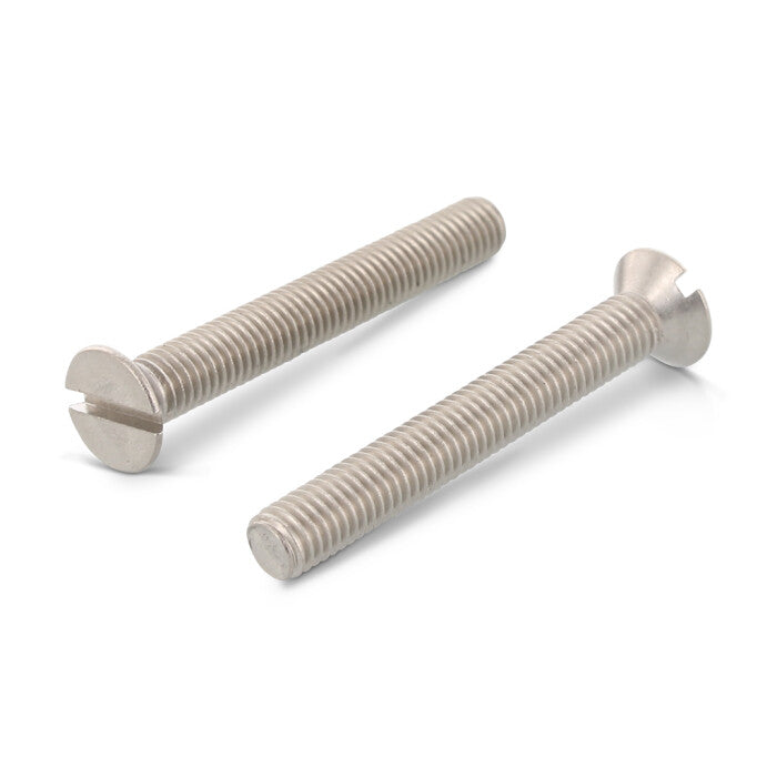 DIN 963 - Süllyesztett fejű hornyolt csavar teljes menettel - M4 x 10 mm - 500 db.