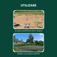 Surub de Fundatie - Profil M