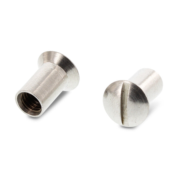 Hengeres tokanyomó anya bombírozott süllyesztett fejjel - M6 x 15 mm - 100 db.