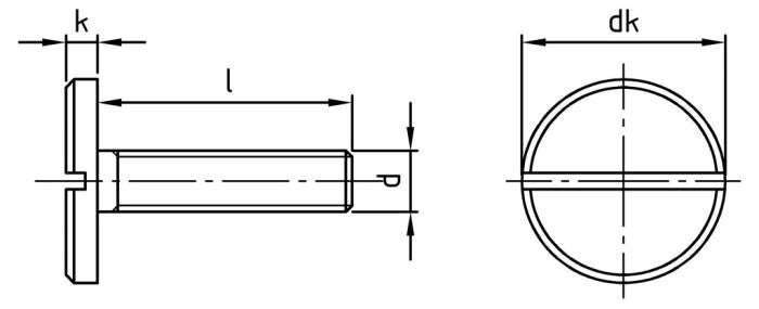 DIN 921 - Nagy bordázott fejű csavar - M6 x 16 mm - 50 db