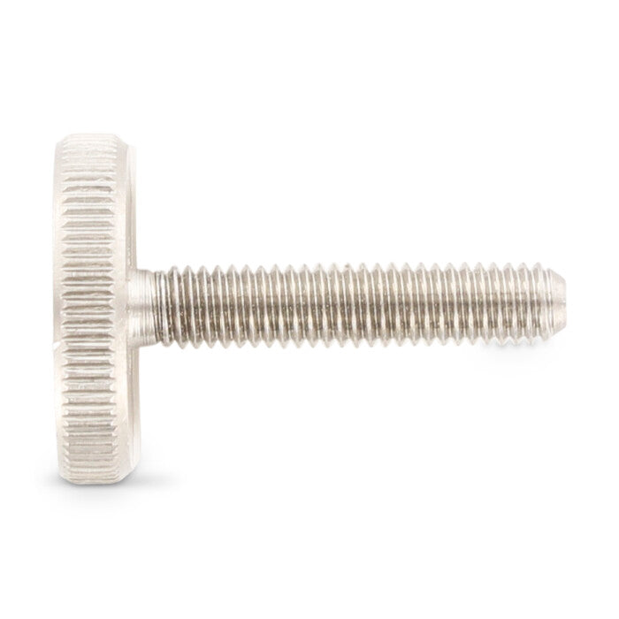 DIN 653 - Surub de reglare cu cap striat filet complet forma joasa - M8 x 16 mm - 25 buc.