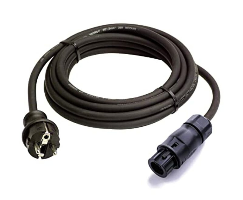 Akkumulátor kábel BC01-F Schuko 5m