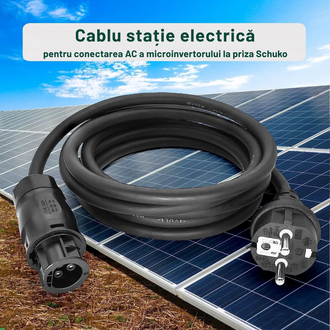 Akkumulátor kábel BC01-F Schuko 5m