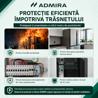 Catarg aluminiu 3000mm cu Adaptor cu filet M16 pentru PDA