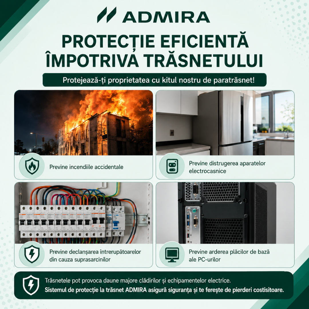 Catarg aluminiu 3000mm cu Adaptor cu filet M16 pentru PDA