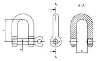 Cheie tachelaj dreapta tip D - 12 mm - 20 buc. - Admira Distribution