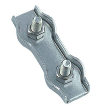 Clema dubla pentru strangere cablu metalic - 10 mm - 5 buc. - Admira Distribution