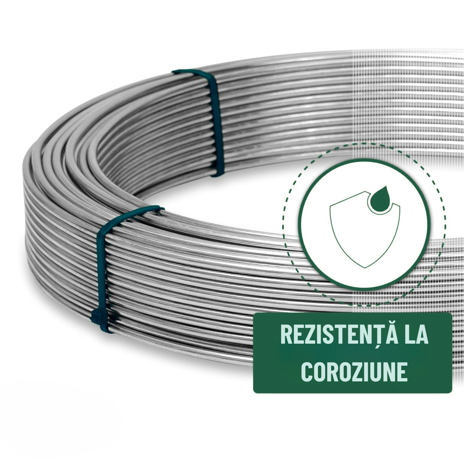 Kerek alumínium levezető vezető 8/10 mm