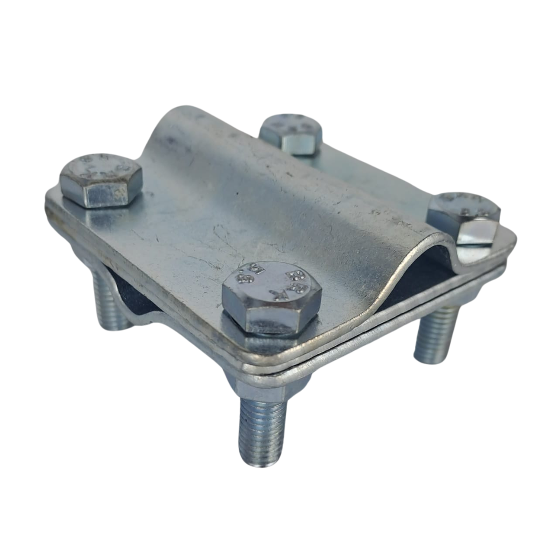 Conector incrucisat pentru conductori rotunzi si platbanda