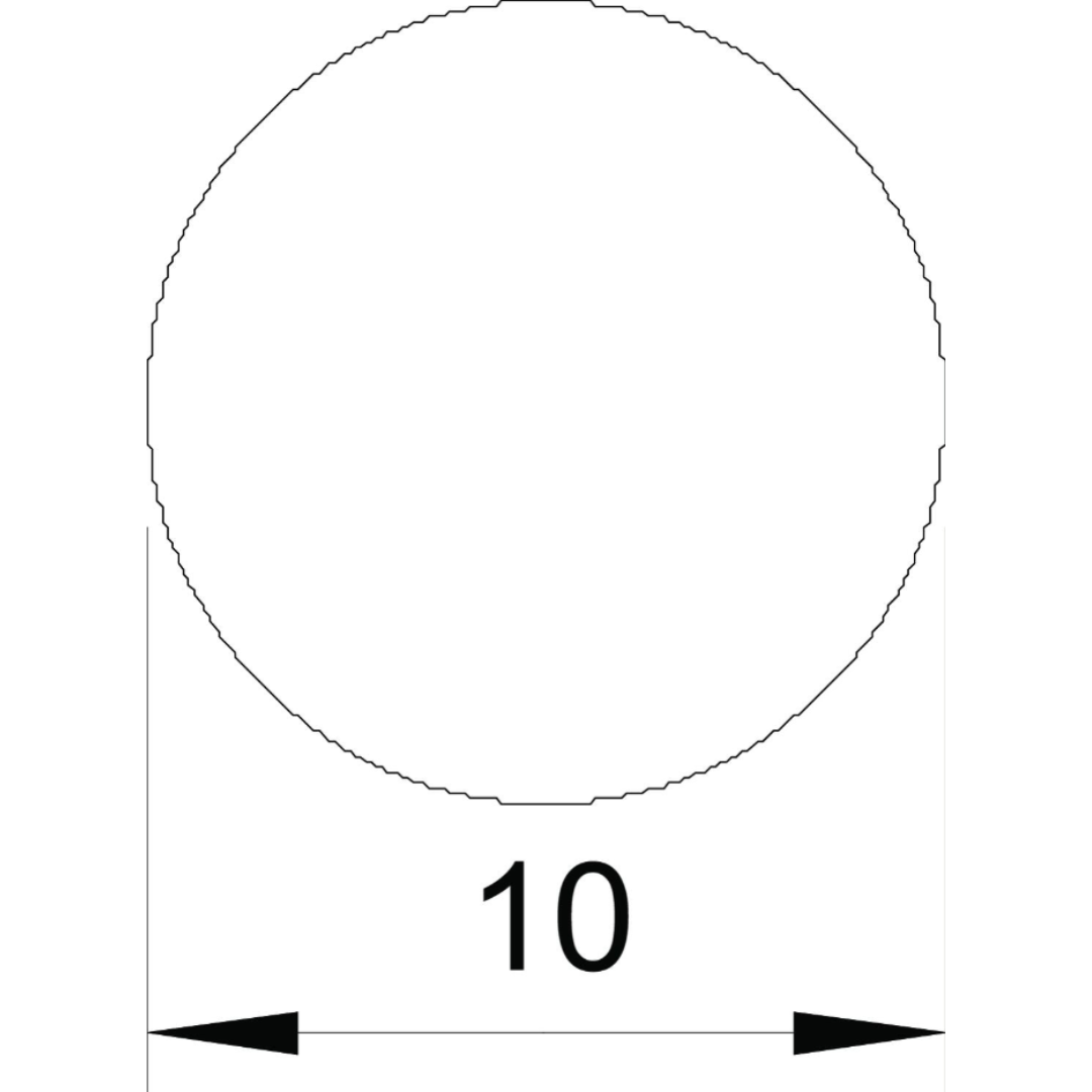 Horganyzott acél földelővezeték 10 mm, 50 kg-os tekercs / 80 m