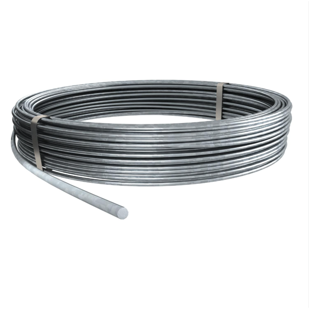 Horganyzott acél földelővezeték 10 mm, 50 kg-os tekercs / 80 m