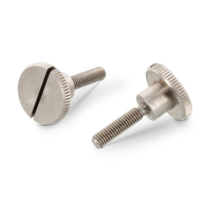 DIN 465 - Surub de reglare cu cap striat crestat filet complet forma ridicata - M3 x 8 mm - 50 buc.