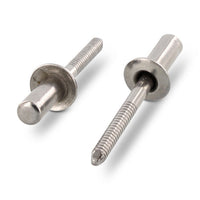 ISO 16585 - Zárt húzószegecs bemélyített fejjel és hornyolt szegtörzzsel - 3,2 x 10 mm - 500 db.