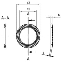 S biztosító szegecs - 24 mm - 100 db