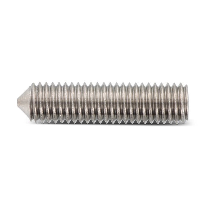 DIN 914 / ISO 4027 - Stift filetat cu locas hexagonal varf conic ascutit - M 4 x 16 mm - 500 buc. - Admira Distribution