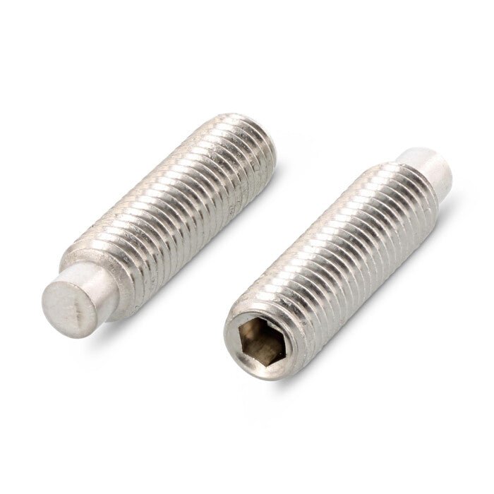 DIN 915 / ISO 4028 - Stift filetat cu locas hexagonal varf cilindric - M 5 x 5 mm - 500 buc. - Admira Distribution