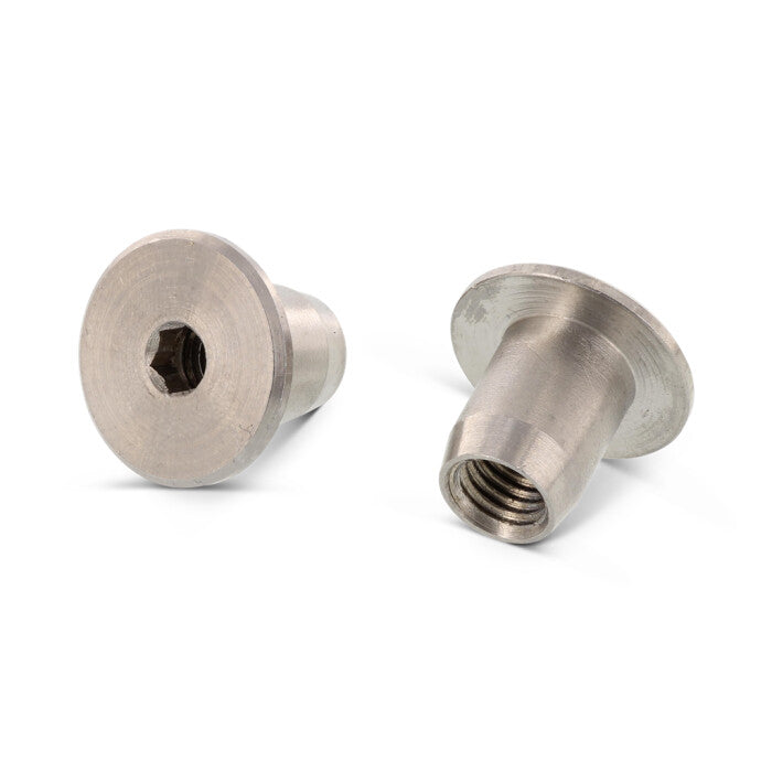Laposfejű hengeres anya belső kulcsnyílással - M10 x 18 mm - 50 db.