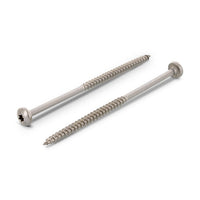 Famenetes csavar, félgömbfejű, torx, részmenetes, ács, 5,0 x 90/54 TX 25 - 100 db